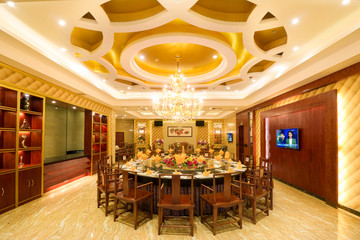 室内中式餐厅