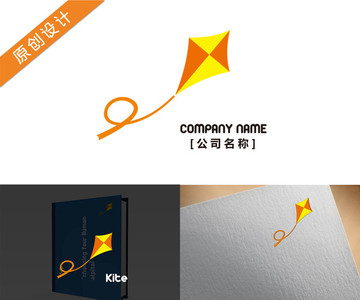 风筝造型LOGO设计