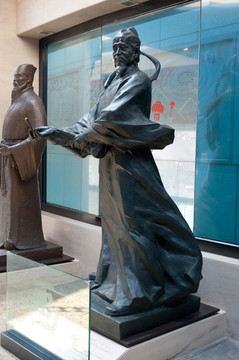 吴道子塑像