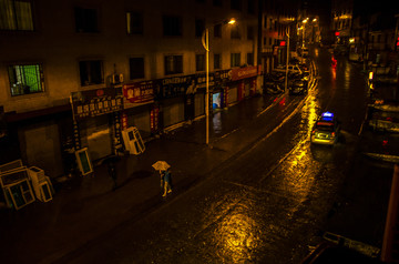 雨夜景象