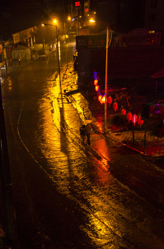 雨夜的街道