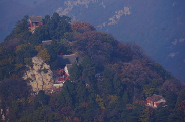 陕西渭南少华山秋景