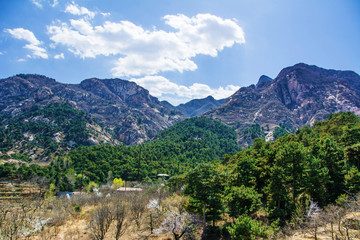 绥中九门口长城群山山峰山脉