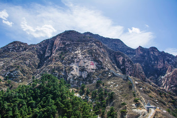 绥中九门口长城山峰