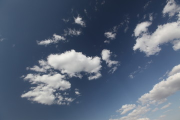 白云 蓝天 天空 云彩 云