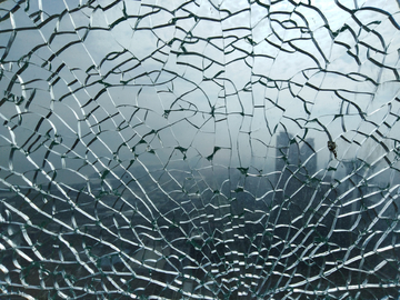 玻璃裂痕 玻璃爆裂 裂痕线