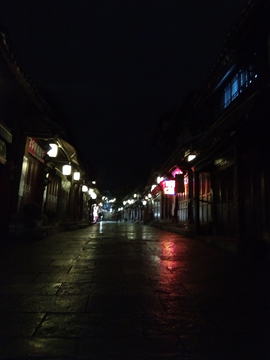 青岩古镇夜色夜景