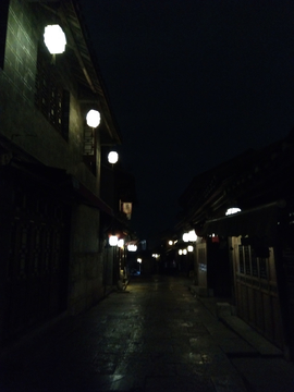 青岩古镇夜景灯光