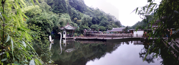 黔灵山公园风景全景