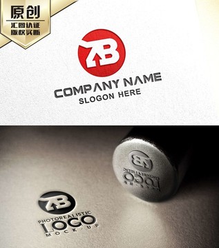 ZB字母LOGO设计 标志设计