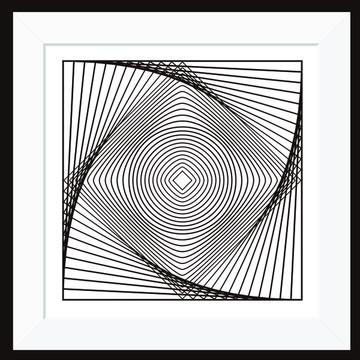 现代线条装饰画 几何装饰画