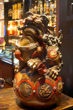 藏藏文化工艺品 狮子雕塑摆件