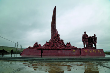 阿坝州 若尔盖县 红军长征雕塑