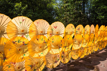 傣族村寨装饰伞