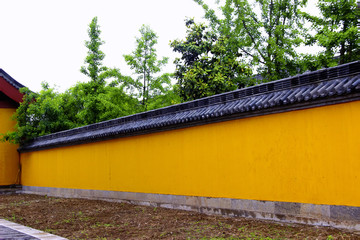 寺庙院墙