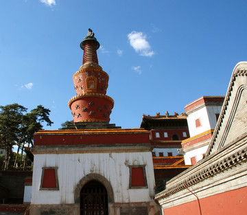 承德普宁寺 佛塔