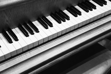 钢琴黑白键