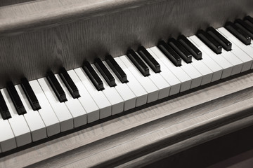 钢琴黑白键