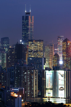 广州中信广场夜景