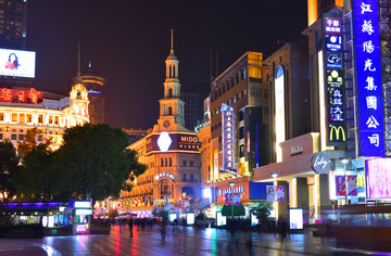 上海 南京东路 商业步行街