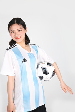  阿根廷蓝色足球衣