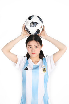阿根廷蓝色足球衣