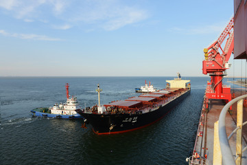 货轮 货船 7万吨级 天津南港