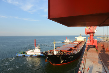 货轮 货船 拖轮 天津南港