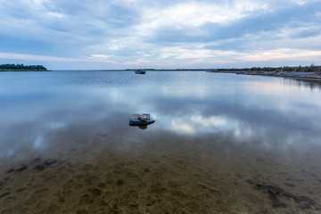 海滨暮色