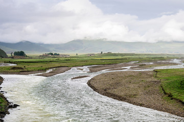 稻城山水