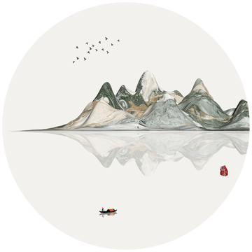 意境山水装饰画