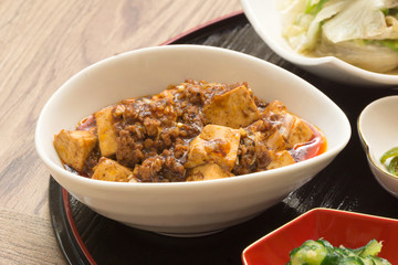 麻婆豆腐 日式套餐