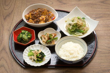 麻婆豆腐 日式套餐