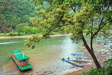 桂林山水 杨堤 漓江