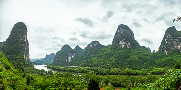 桂林山水 杨堤 漓江