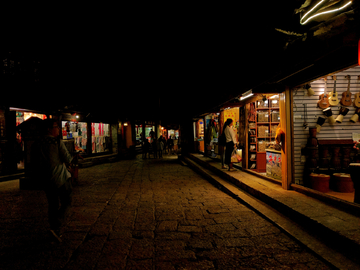 丽江古城夜景