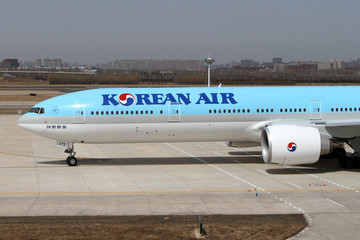 大韩航空 波音777飞机