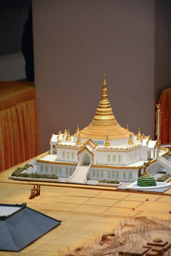 缅甸寺庙模型