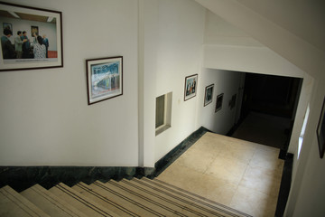 书画展馆楼梯