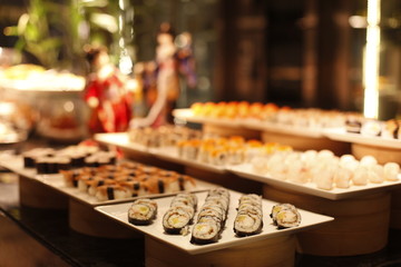 自助餐寿司区
