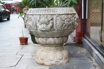 传统石缸