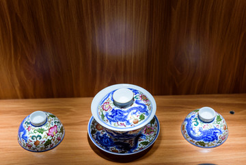 薄胎陶瓷茶具 盖碗茶