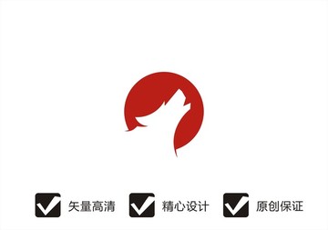 狼头logo