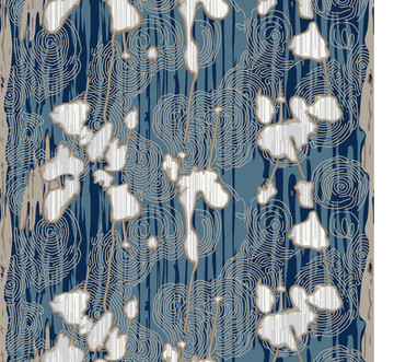 现代抽象地毯设计图案