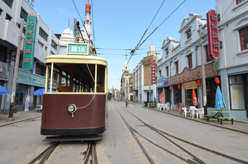 老上海南京路街景