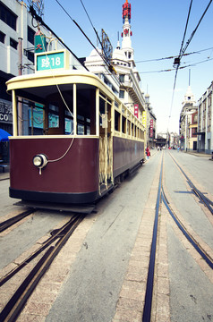 老上海南京路街景