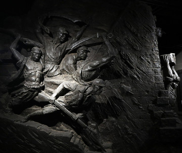 抗日战争中的英烈 雕像