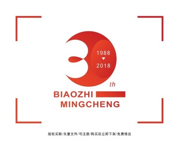 30周年 标志 LOGO