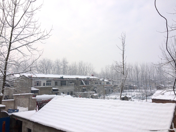 乡村雪景