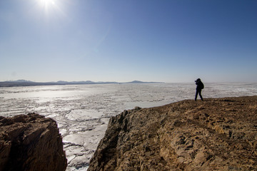 摄影人采风创作冰原